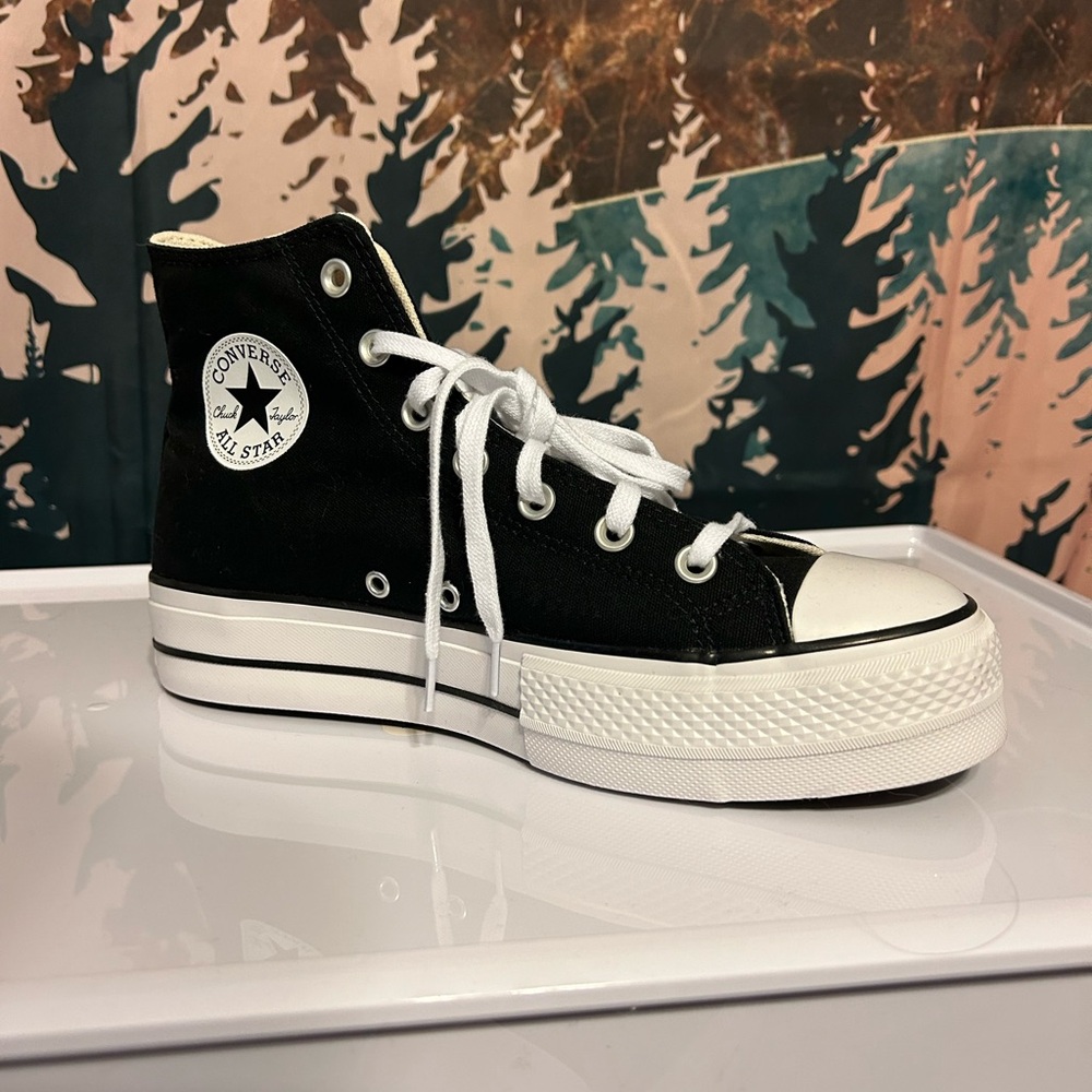 Converse All Star High Tops- Black- W9.5